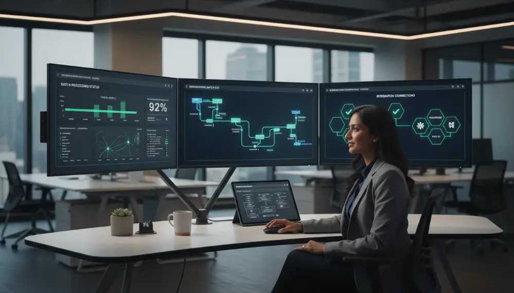 Operations Teams - Professional working with integration pipelines and workflow automation systems