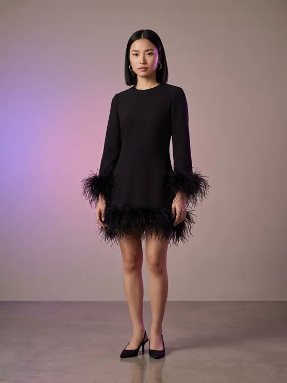 The same dress, on a different model