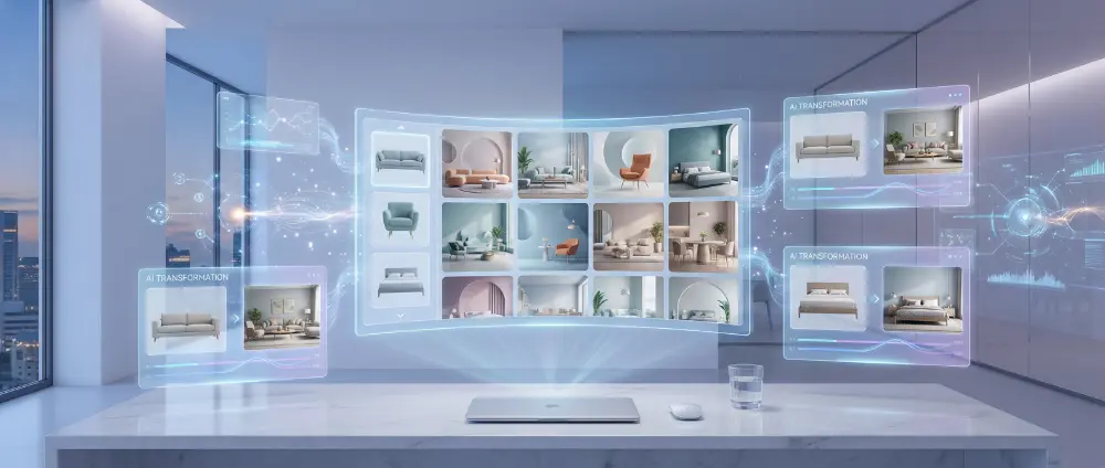 VizIQ AI-powered visual commerce platform - control center dashboard